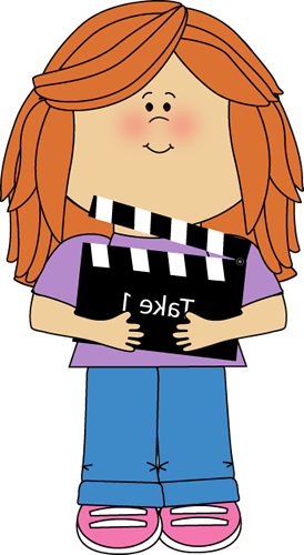 Clip Art Free Movie Cliparthot Of Take - Director Clip Art (274x500)