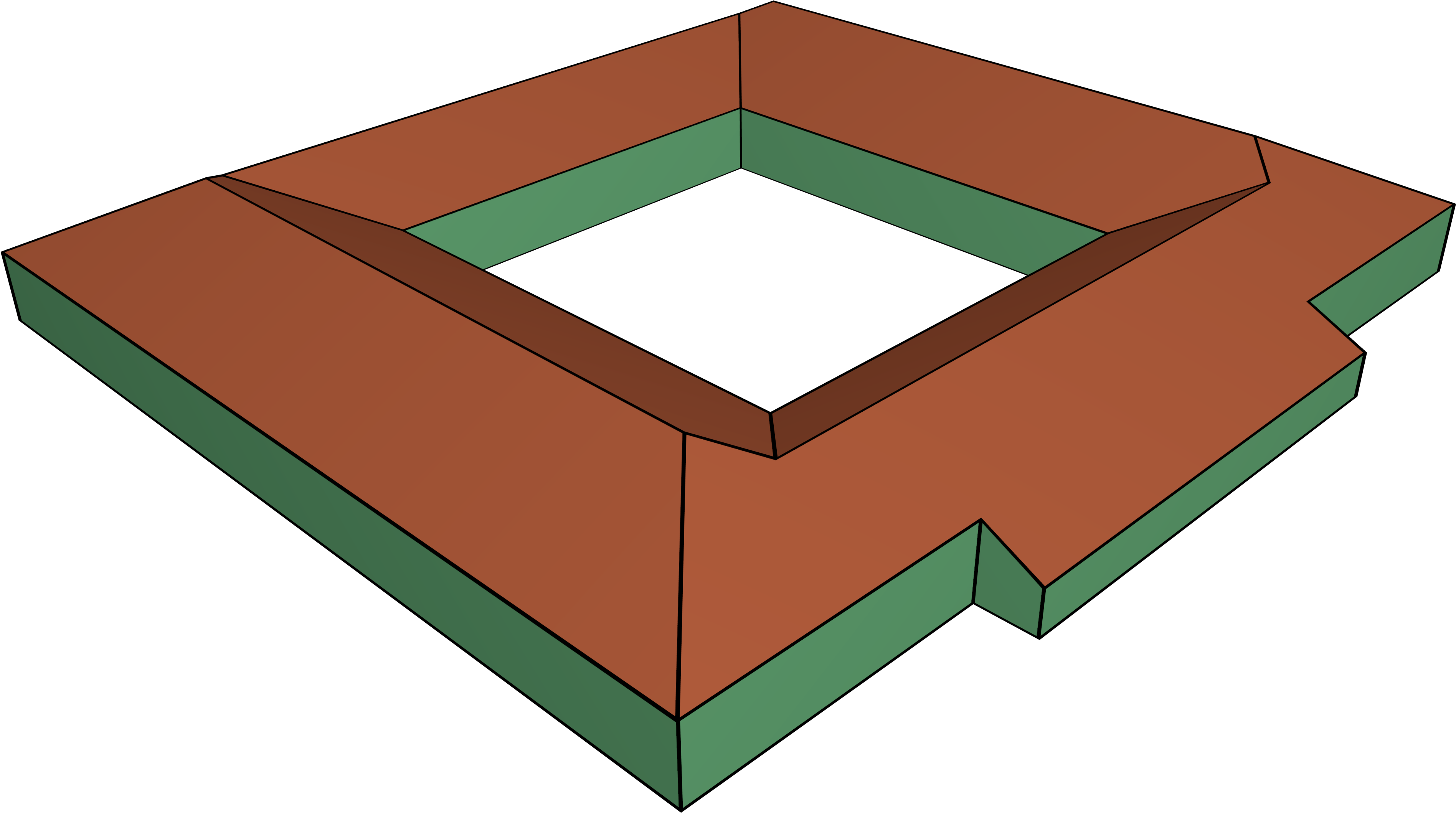 Roofs And Terrains Based On Skeletal Structures - Martin Held (3840x2160)