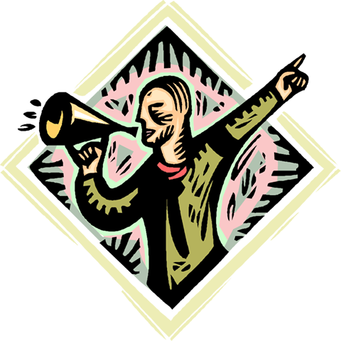 Director Giving Instructions Royalty Free Vector Clip - Illustration (480x480)