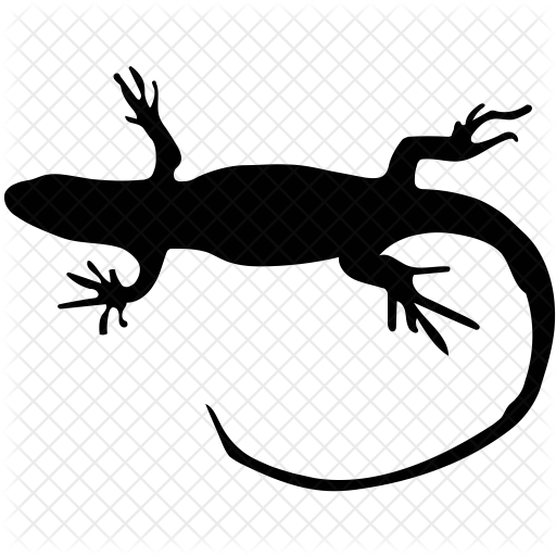 Svg Black And White Download Lizard Icon Animals Icons - Wall Lizard (512x512)
