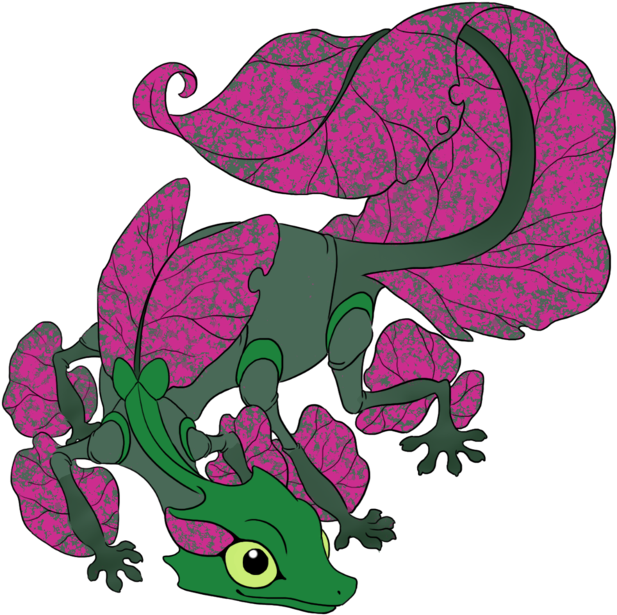 Familiar Coloring Contest Submissio Creative Corner - Uroplatus Phantasticus (894x894)