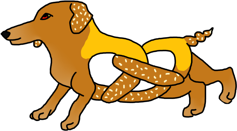 Pretzel Pup Auction By Pebblestar-nightclan On Clipart - Clip Art (800x800)