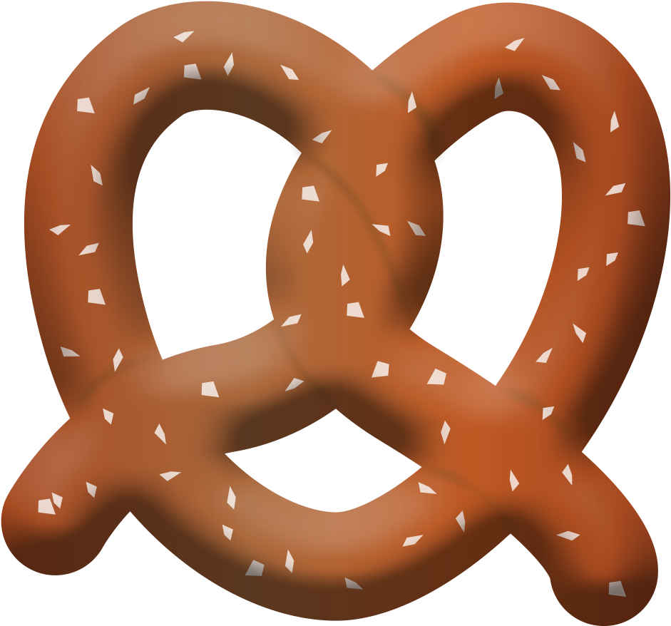 This Is A Sticker Of A Pretzel - Pretzel (1000x1000)