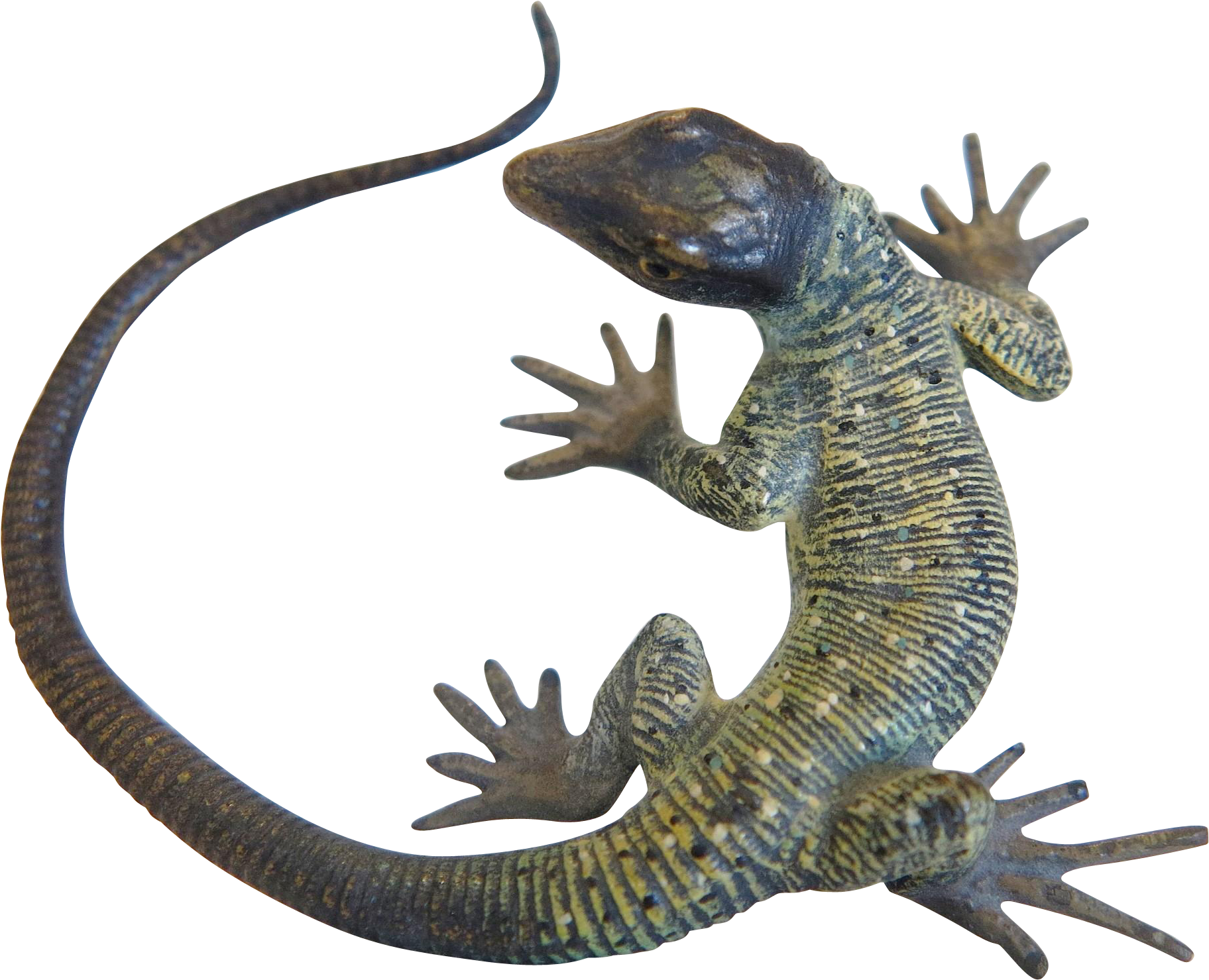 Antique Vienna Bronze Figure Of A Late - Transparent Lizard (1823x1823)