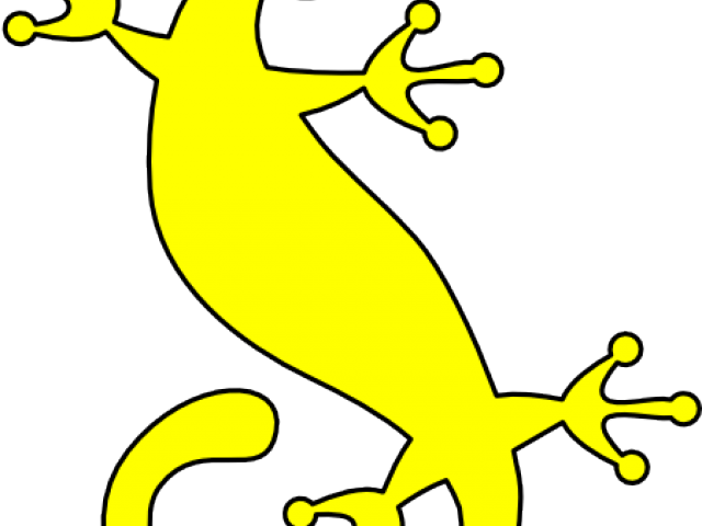 Gecko Clipart Animated - Lizard (640x480)