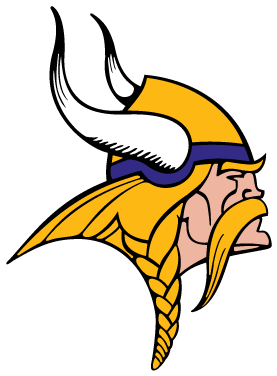 The Saints Return To The Site Where Last Season Began - Minnesota Vikings Logo (375x375)