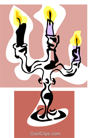 Candelabra Royalty Free Vector Clip Art Illustration - Illustration (314x480)