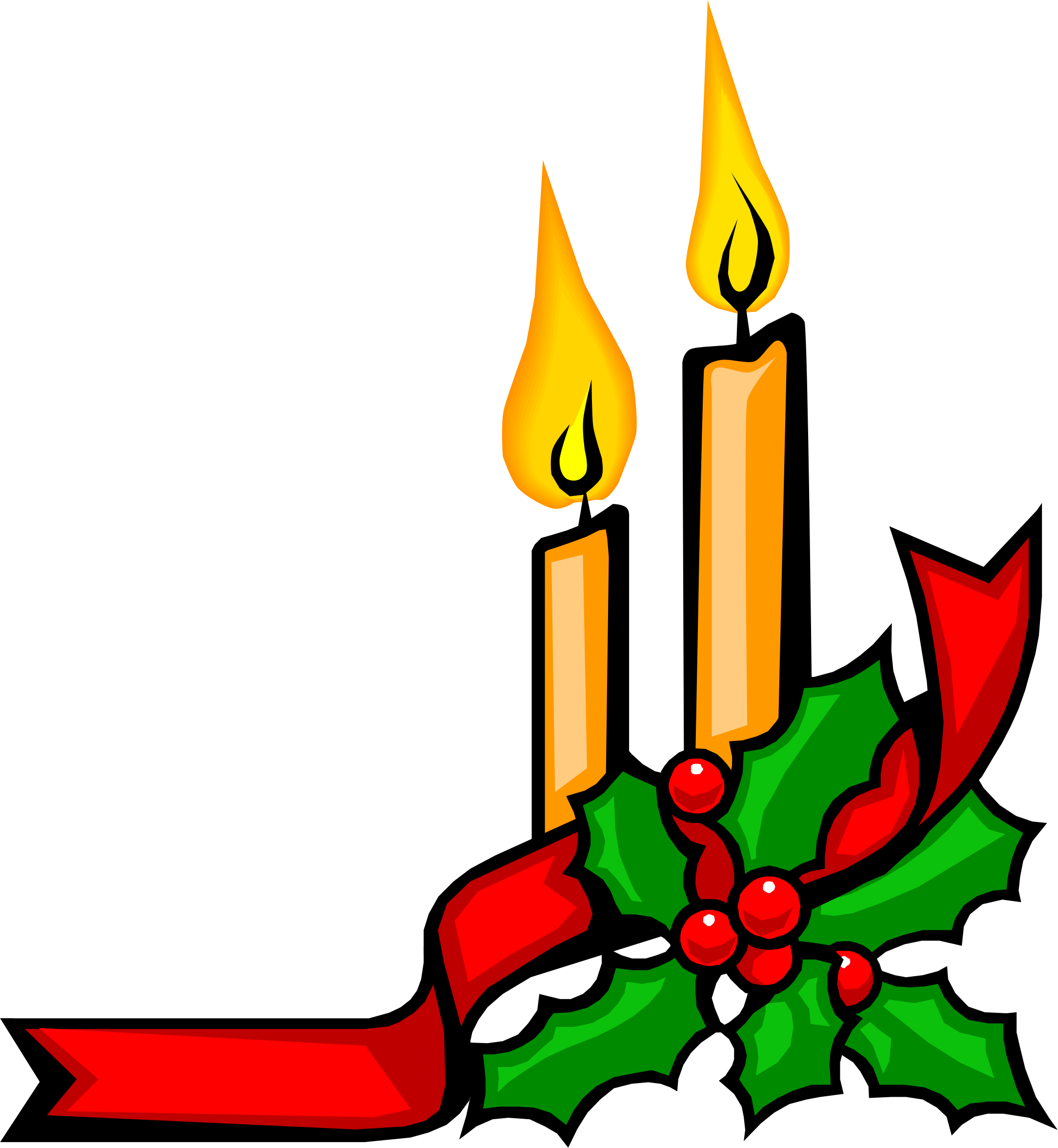 Christmas Day Animation Candle Computer Icons - Christmas Day Animation Candle Computer Icons (2168x2352)