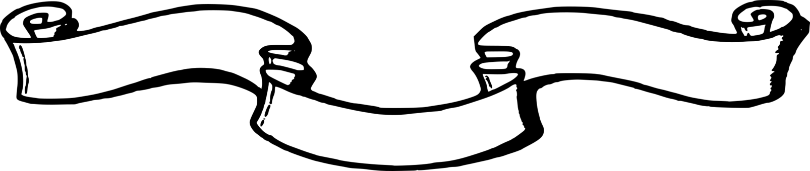 Paper Black And White Banner Computer Icons - Banner Clipart Black And White (1606x340)