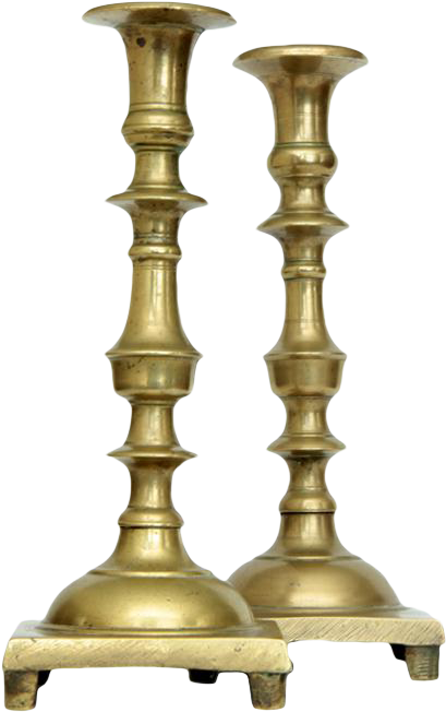 Diwali Candle Png Clip Art Image - Brass (612x712)