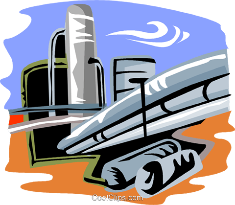 Industry, Oil Production Royalty Free Vector Clip Art - Industry, Oil Production Royalty Free Vector Clip Art (480x419)