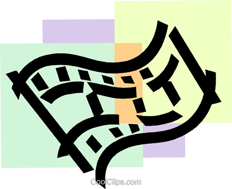 Film Strips And Post Production Royalty Free Vector - Film Strips And Post Production Royalty Free Vector (480x390)