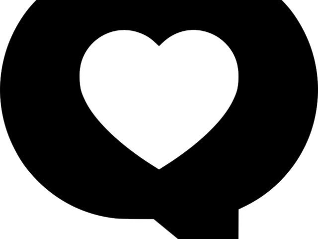 Message Clipart Speech Production - Heart (640x480)