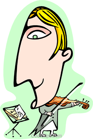 Classical Musician Royalty Free Vector Clip Art Illustration - Classical Musician Royalty Free Vector Clip Art Illustration (317x480)