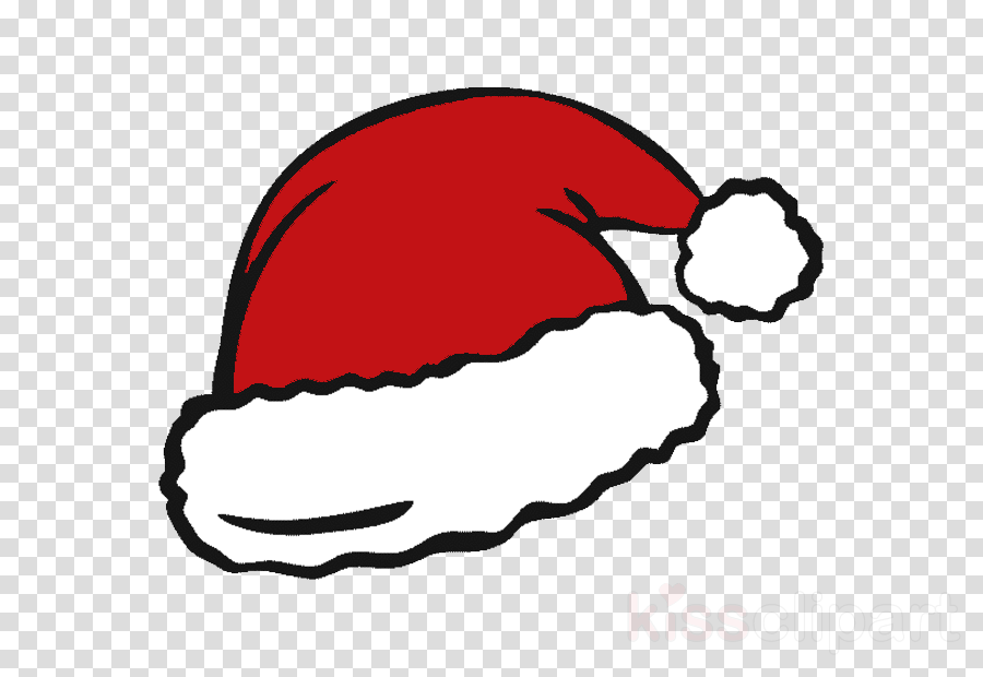 Santa Hat Cartoon Clipart Santa Claus Drawing Clip - Santa Hat Vector Silhouette (900x620)