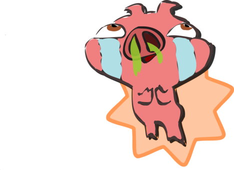 Swine Influenza Pig Influenza Vaccine Common Cold - Clip Art (468x340)