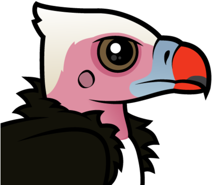 About The White-headed Vulture - Animated Vulture (440x440)