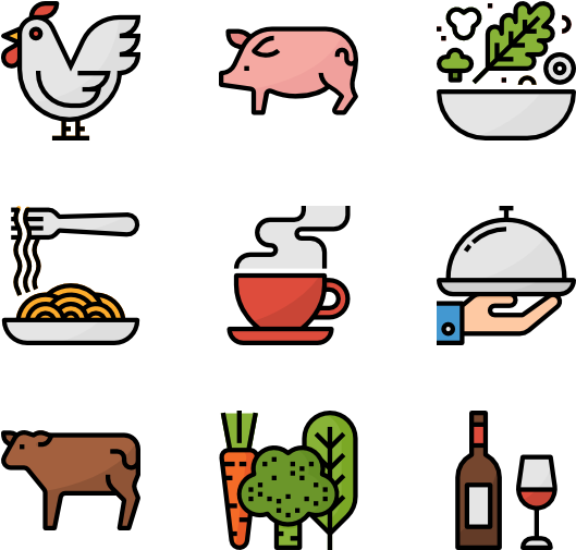 Lunch Vector Meal - Food (600x564)