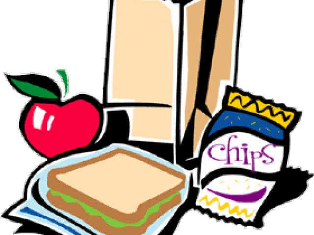 Brown Bag Lunch Clipart (640x480)