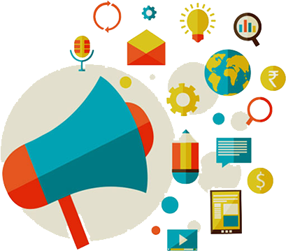 Black And White Announcements Clipart Publicity - Publicity Clipart Png (409x359)