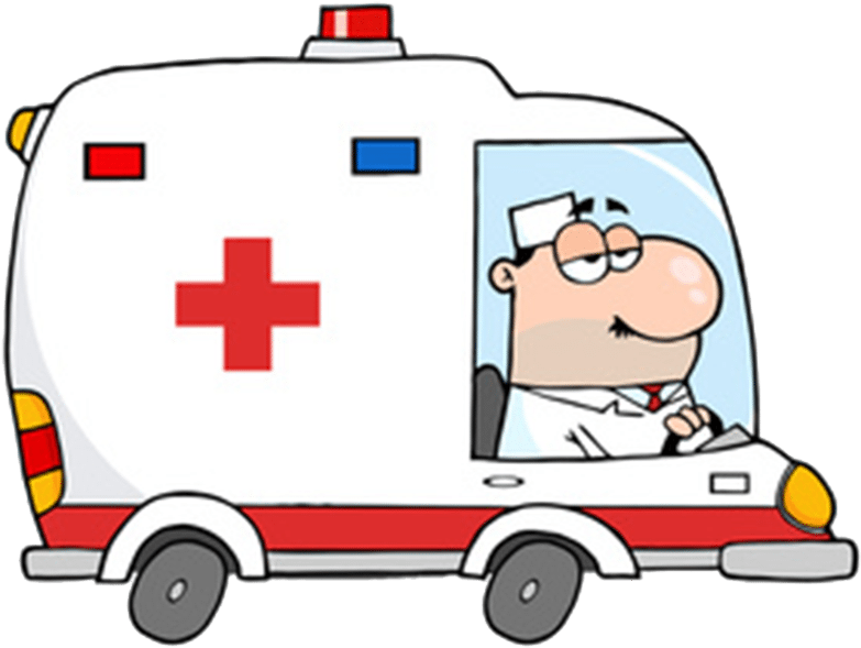 Graphic Royalty Free Stock Ambulance Clipart Driver - Ambulance Clipart (839x784)