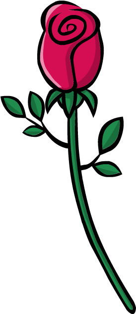 Clip Art Flower Decoration Symbol Love Leaves Petals - Rose Flower Symbol (600x630)