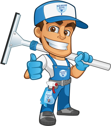 Squeegee Boys Cleaning Services - Cleaners Clipart (576x413)