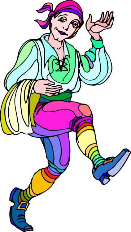 Hamlet Romeo And Juliet Shakespearean Fool Macbeth - Shakespeare Characters Trufaldo 2 (colour) (423x750)