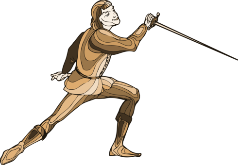 Mercutio Romeo And Juliet Character Poet - Shakespeare Characters Mercutio (colour) (490x340)