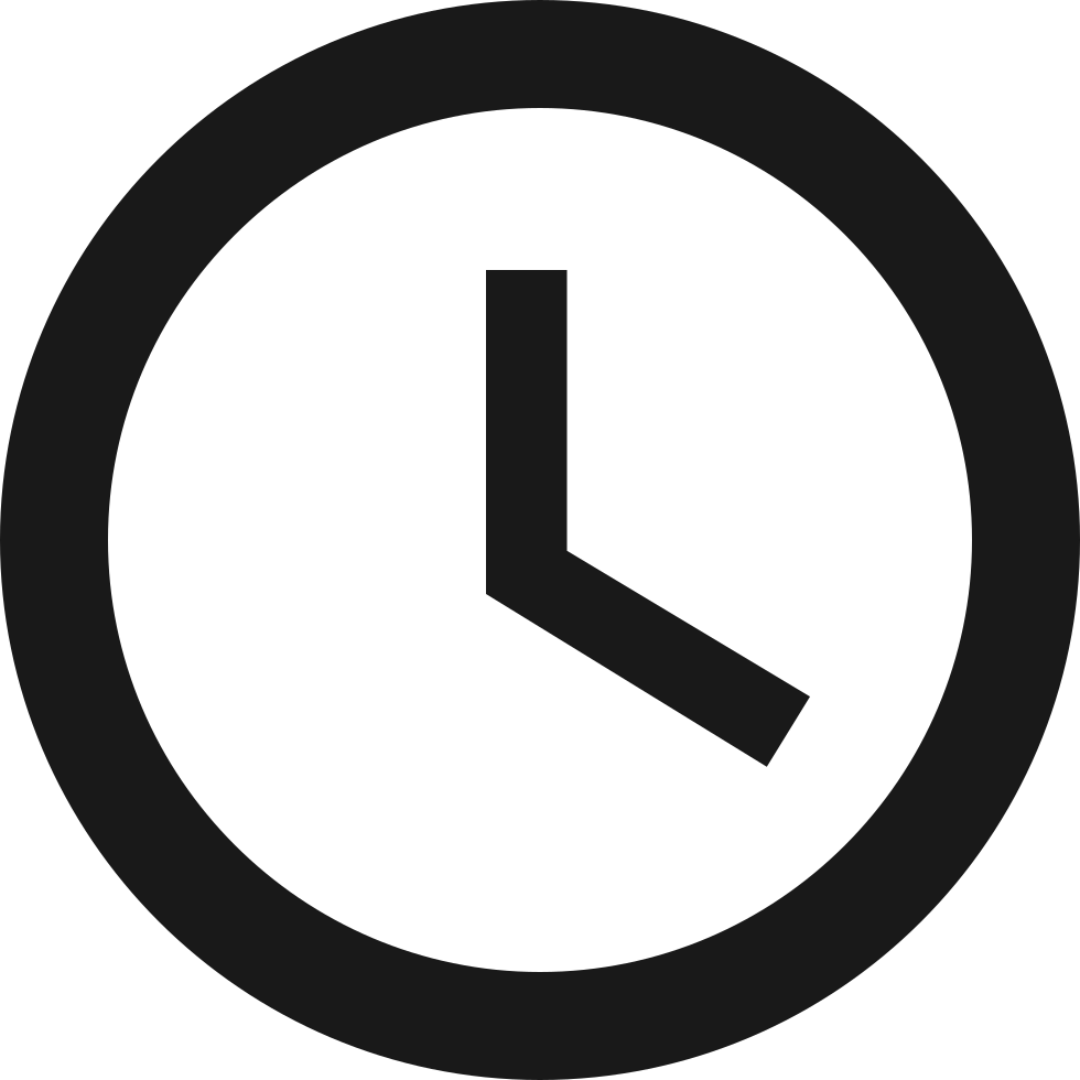 Clip Art Freeuse Library With Face Png Icon - Clock Icon (980x980)