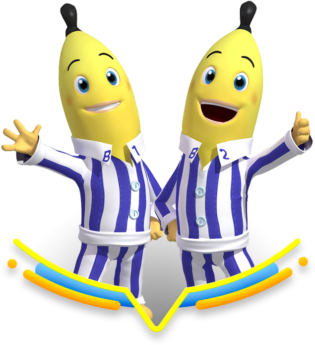 Second Banana Noun Informal - Bananas In Pyjamas: The Movie Poster (640x770)