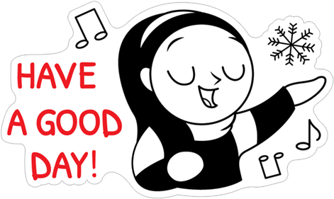 Have A Good Day - Cartoon (490x317)
