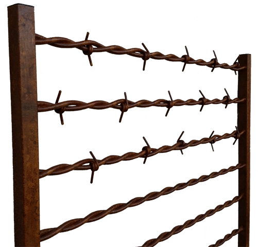 Barb Wire Fence Png Clip Art Library Download - Big Barb Wire Fence (500x500)