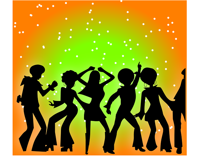 Dance - Party - Clip - Art - Disco Clip Art (640x546)