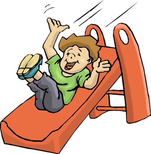 Child On Slide Clipart Transparent Background - Child On Slide Clipart Transparent Background (500x511)