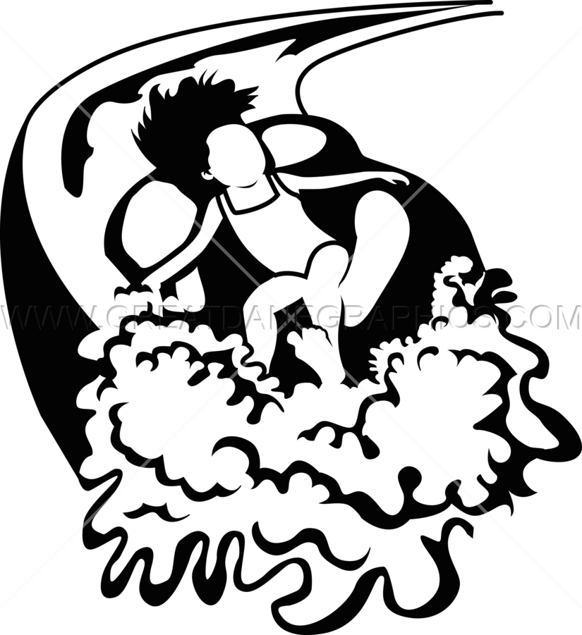 Water Slide - Water Slide Clip Art Black And White (825x901)