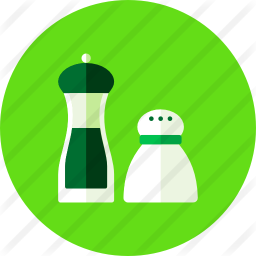 Salt And Pepper Free Icon - Table Salt (512x512)