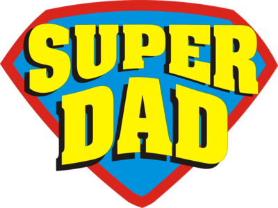 Svg Stock Super Dad Png Transparent Super Dad - Super Hero Dad Png (400x300)