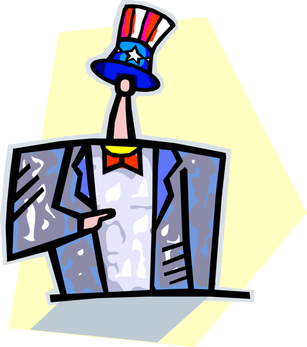Vector Illustration Of Independence Day 4th Of July - Vector Illustration Of Independence Day 4th Of July (619x700)