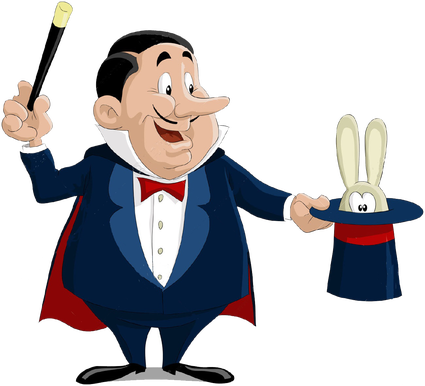 The Best Pick4 Predictions - Magic Clipart (425x386)