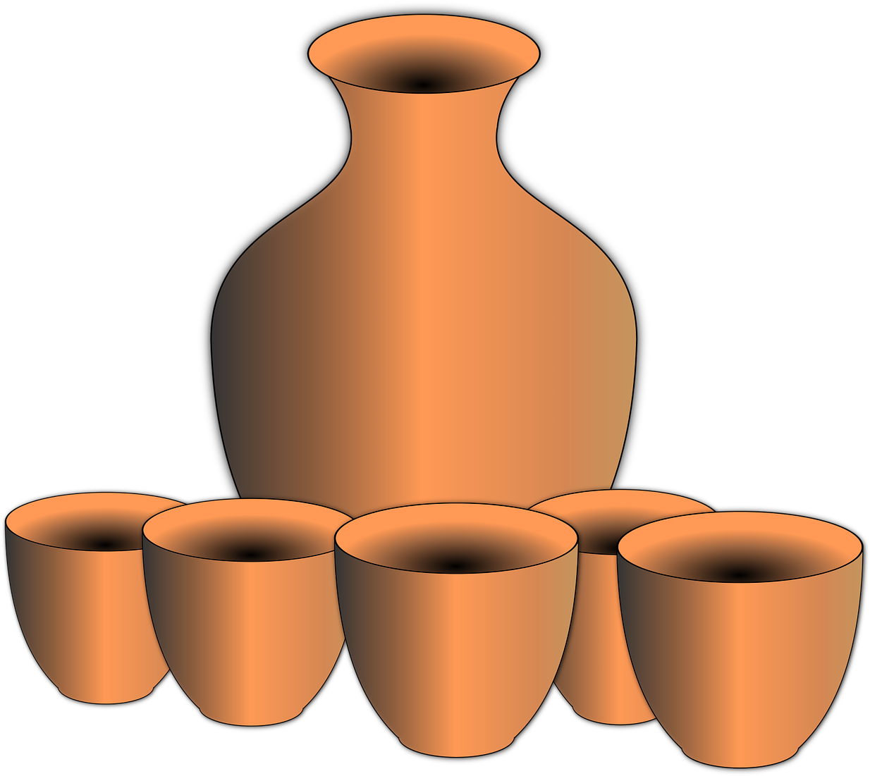 Jug Tableware Teacup Computer Icons - Gambar Kendi (1280x1194)