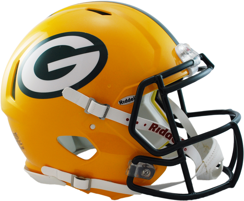 Clipart Info - Riddell Green Bay Packers Speed Mini Helmet (900x812)