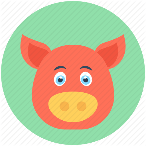 Image Transparent Stock Animals By Vectors Market - Pig (512x512)