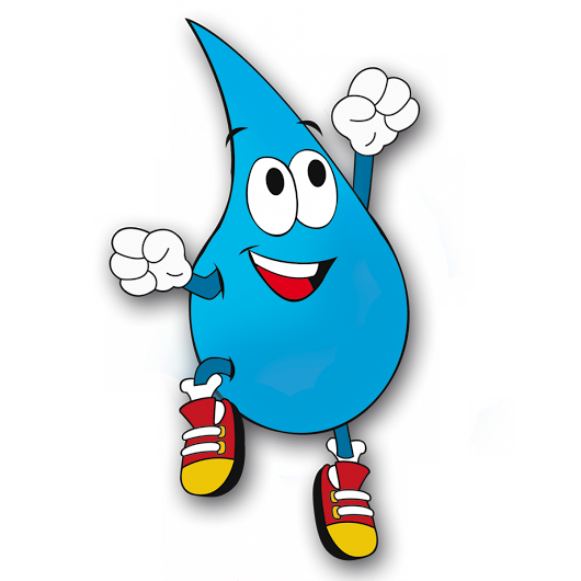 Gotas De Agua Clipart Drop Water Gout - Agua Dibujo Png (530x530)