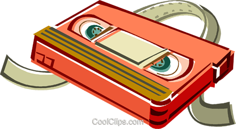 Vcr Tape Royalty Free Vector Clip Art Illustration - Assessment For Learning (480x262)