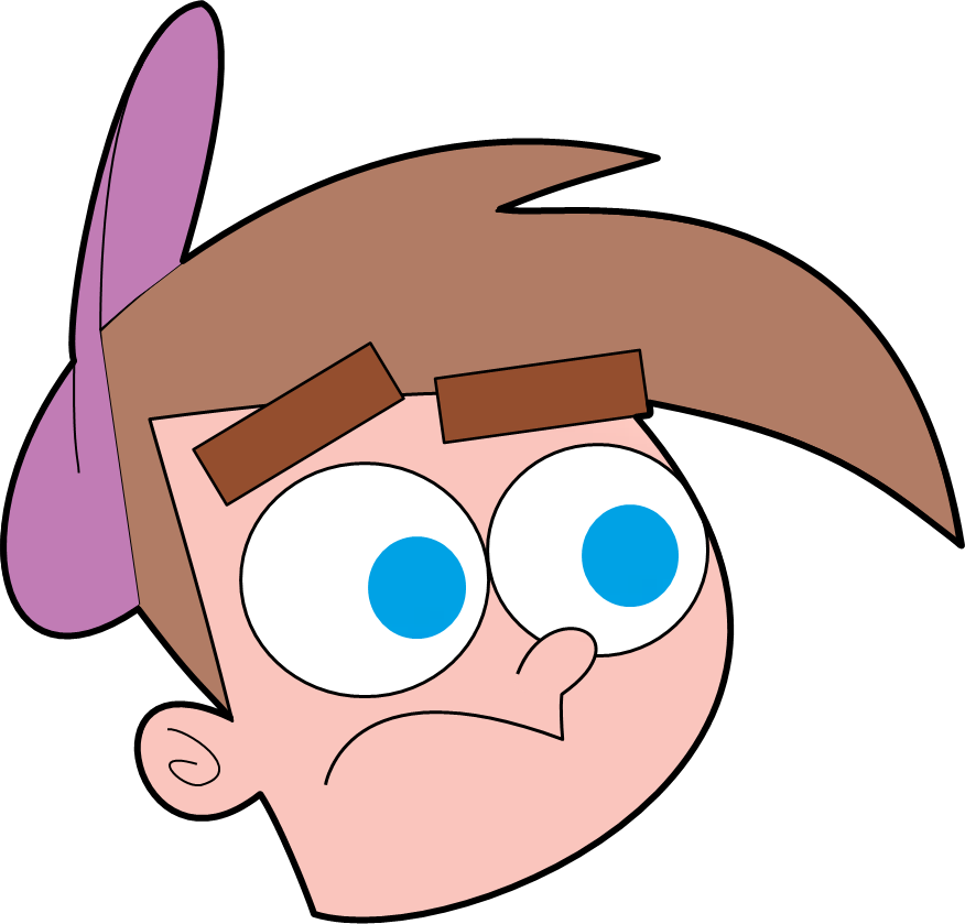 Apron Vector Silhouette - Timmy Turner No Teeth (876x839)