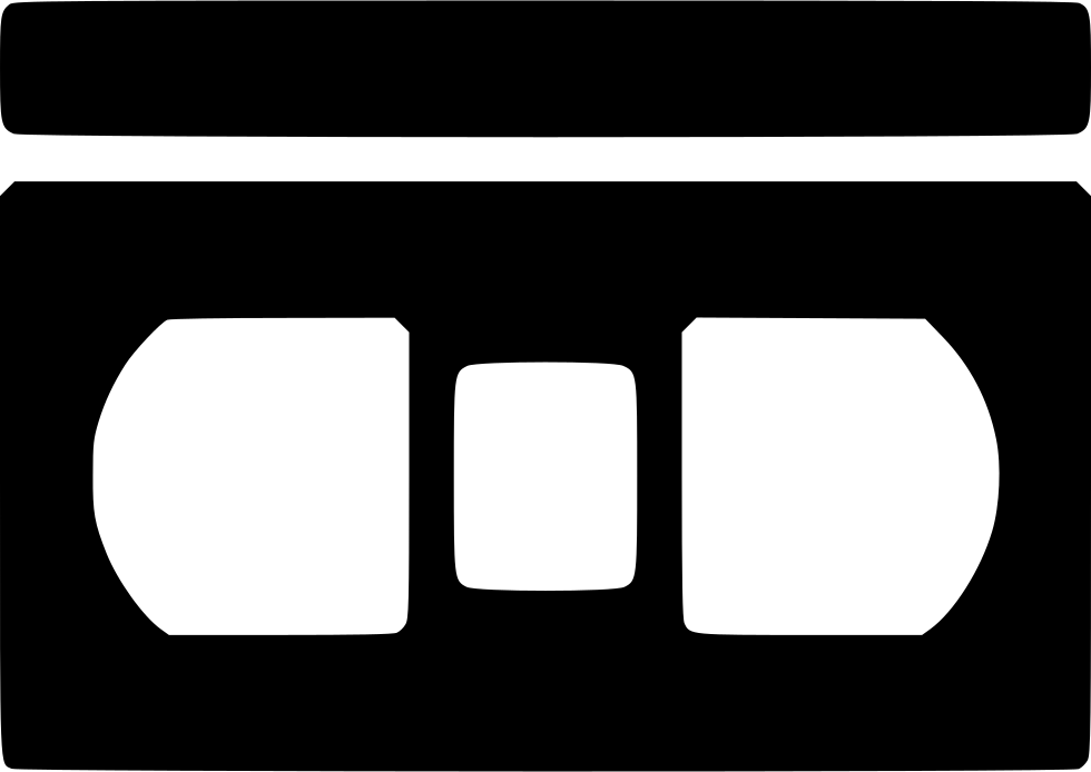 Jpg Free Stock Vhs Svg Png Icon - Cassette Tape (980x694)