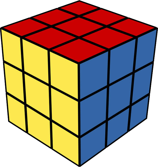 Rubik's Cube Png Image Brain Puzzle Games, Online Puzzle - Rubik's Cube Clipart (610x646)