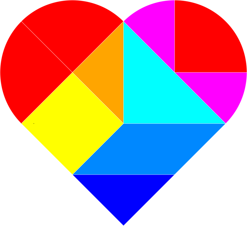 Jigsaw Puzzles Tangram T-shirt Game - Tangram Clipart (820x750)