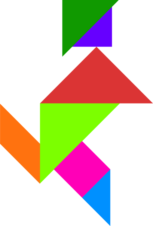 Jigsaw Puzzles Tangram - Como Fazer Um Balão De Tangram (509x749)